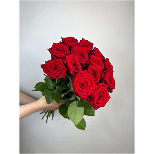 Розы "Ред Наоми" 60 см 13 шт