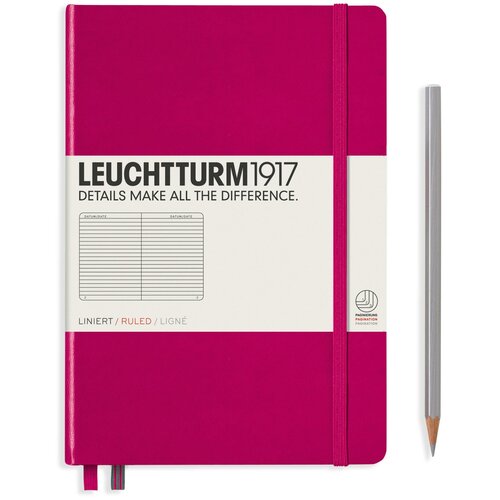 Блокнот Leuchtturm1917 Medium А5, в линейку, пудровый