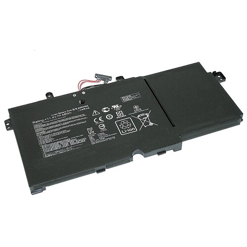 аккумуляторная батарея для ноутбука asus e402m e402 b31n1425 11 4v 48wh черная Аккумуляторная батарея для ноутбука Asus N591LB Q551LN 11.4V 48Wh B31N1402 черная