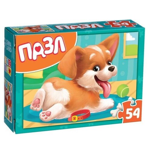 Пазлы для детей Щенок, 54 элемента , игрушки для девочек и мальчиков