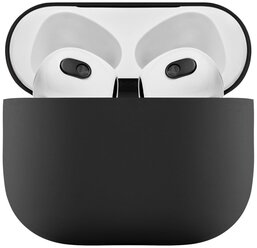 Ультратонкий силиконовый чехол uBear Touch case для AirPods 3, черный