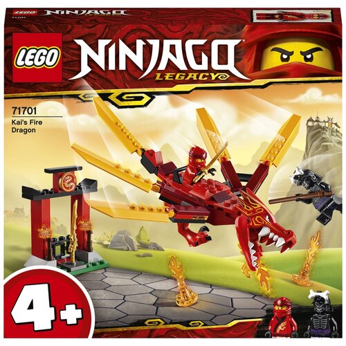 конструктор lego ninjago 71701 огненный дракон кая 81 дет Конструктор LEGO Ninjago 71701 Огненный дракон Кая, 81 дет.