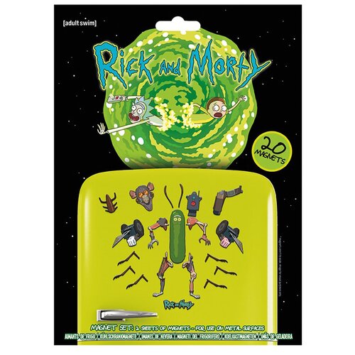 Набор магнитов Pyramid International Rick And Morty (Weaponize The Pickle) Рик и Морти MS65086