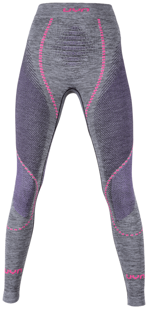 Термобелье низ UYN Ambityon Underwear Pant Long Melange, размер XS, серый, фиолетовый