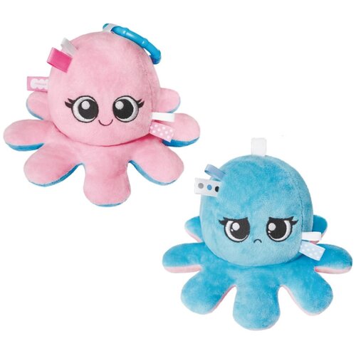 Игрушка-вывернушка «Осьминог розовый/голубой», Мякиши