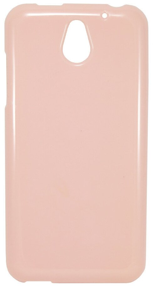 Накладка силиконовая для HTC Desire 610 глянцевая розовая