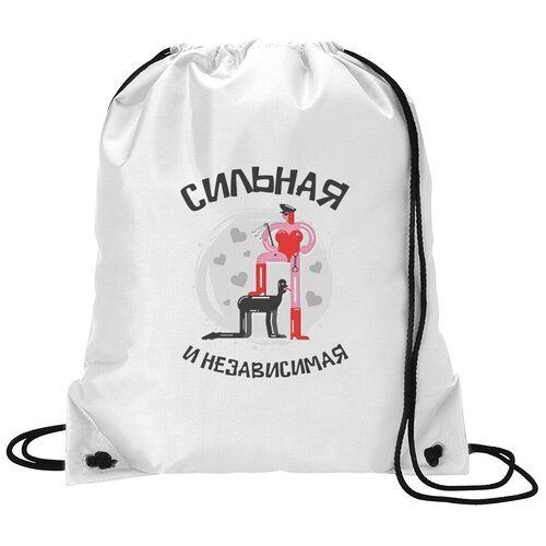 фото Сумка для обуви coolpodarok прикол. сильная и независимая