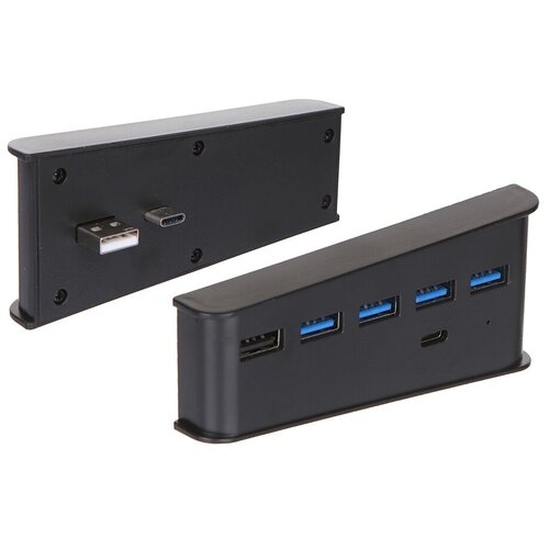 Адаптер Red Line 5в1 USB-хаб для игровой приставки P5 черныйHS-PS5027 146900₽