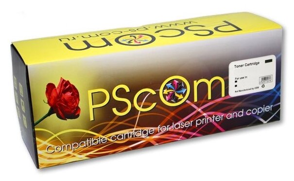 Картридж Ps-Com совместимый с HP CF410A Black, ресурс 2300 стр.