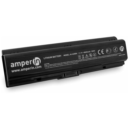 фото Аккумуляторная батарея усиленная amperin для ноутбука toshiba satellite a505 11.1v (8800mah)