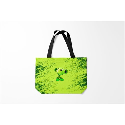 фото Сумка-шоппер / 46х35 см / геймерам / plants vs. zombies burnettie