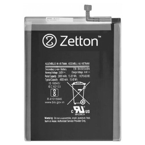 фото Аккумулятор zetton для samsung galaxy a205 / 305 / 505 4000mah ztnbatebba505abu