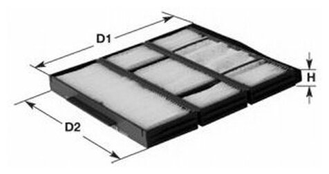 Салонный фильтр clean filters NC2371CA