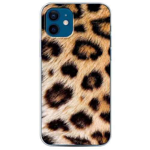 фото Силиконовый чехол "леопардовый принт" на apple iphone 12 / айфон 12 case place