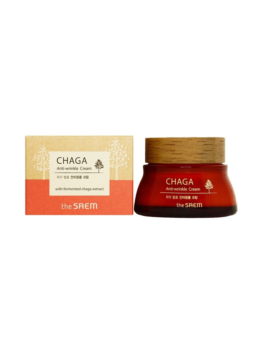 Крем для лица антивозрастной The Saem Chaga Anti-Wrinkle Cream 60мл - фото №12