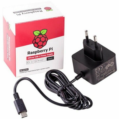 Блок питания Raspberry Pi Блок питания Raspberry Pi Official USB-C Power 187-3425/187-3417 блок питания raspberry pi 187 3417 8 см