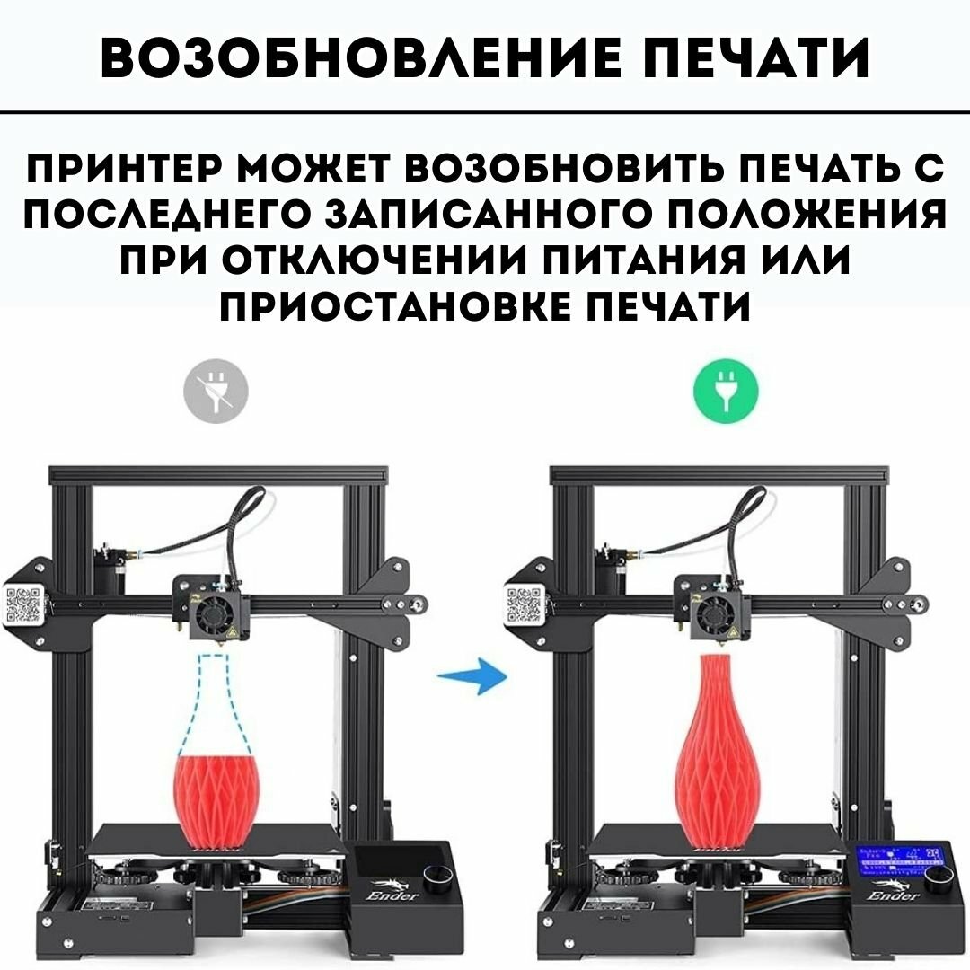 3D принтер Creality Ender-3 S1, размер печати 220x220x270mm (набор для сборки) - фото №19