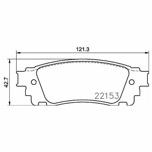 Колодки тормозные дисковые Textar 2215301 для Lexus LM H3, NX; Toyota Alphard, Harrier