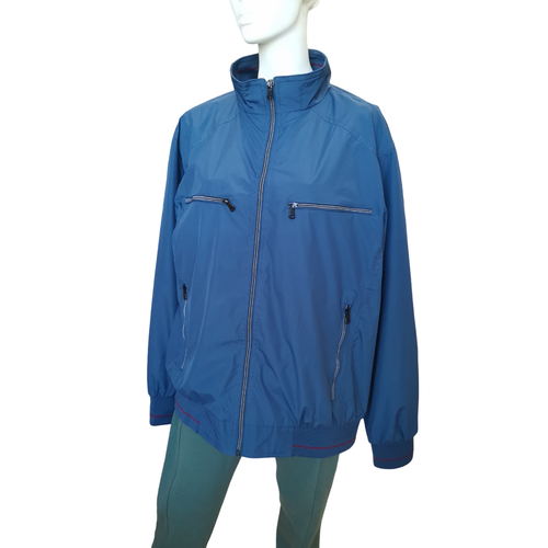  ветровка SHENGYUAN, демисезон/лето, силуэт полуприлегающий, внутренний карман, ветрозащитная, без капюшона, подкладка, размер 64, синий