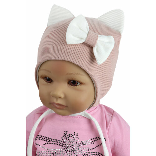 фото Шапка marsel, размер 36-40, розовый