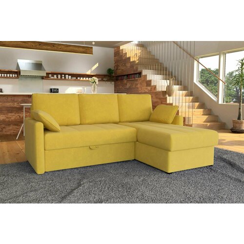 Угловой диван Римини желтый