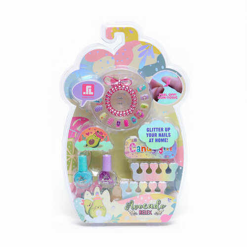 Набор косметики для девочки Авокадо с накладными ногтями 1318₽