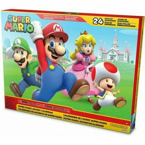 Набор подарочный Super Mario Advent Calendar 12032 адвент календарь с деревянными фигурками orange tree toys peter rabbit