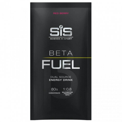 Напиток высокоуглеводный Sis в порошке, POWDER BETA FUEL, вкус Красные Ягоды, 82 гр.