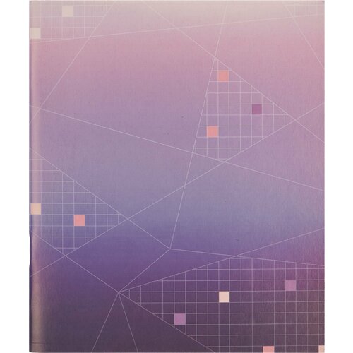 Тетрадь общая А548л кл скоб офсет-2 Attache Ice фиолеткрасная 46₽