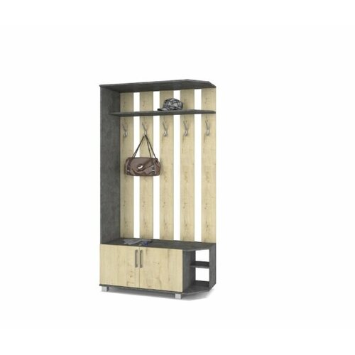 Модерн Прихожая 1000 с крючками Кана К83 Камень темныйИрландский дуб 11102₽