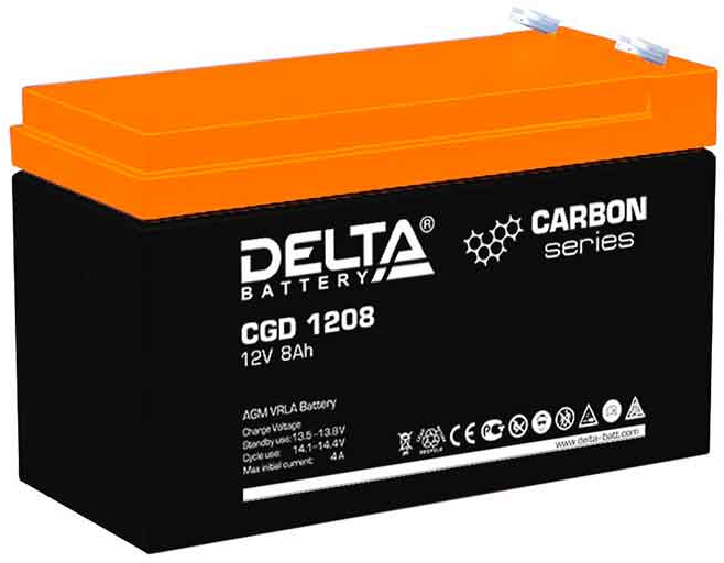 Аккумуляторная батарея Delta (CGD 1208)