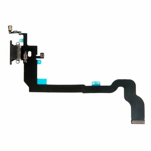 Шлейф плата с разъемом зарядки для Apple iPhone X черный 712000 460₽