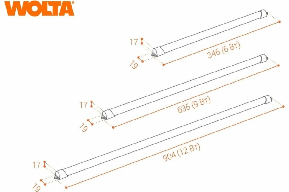 Светильник светодиодный WOLTA WT4S6W 6Вт белый IP65 - фото №7