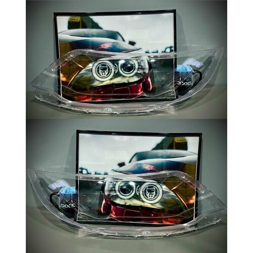 Стекла фар для KIA RIO 3 Рест. 2015 - 2017 (комплект) стекла фар на кия Рио