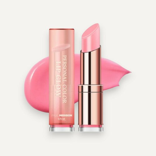 PAUL MEDISON Vivid Personal Color Lip Glow Pink Увлажняющий блеск для губ с гиалуроновой кислотой 3г