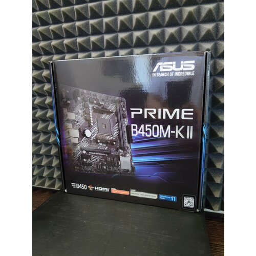 Материнская плата Socket AM4 ASUS PRIME B450M-K II 887800₽