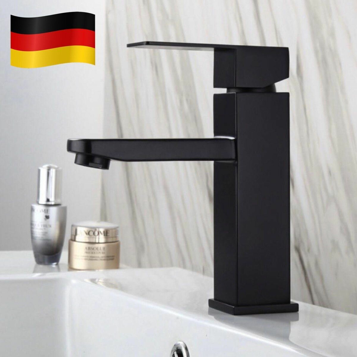 фото Смеситель для раковины, кран для раковины ST1, черный