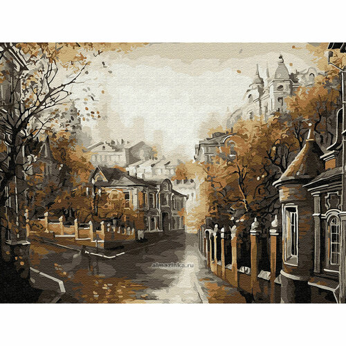 Картина по номерам Московская осень, 30x40 см