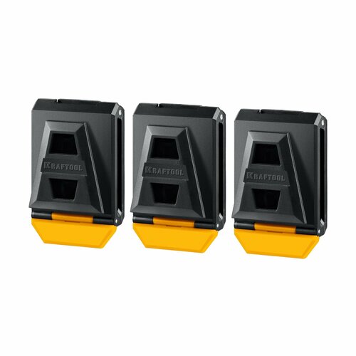 KRAFTOOL KC-3 для системы быстрого крепления FastClip пластиковые 3 шт клипсы 38779 1188₽
