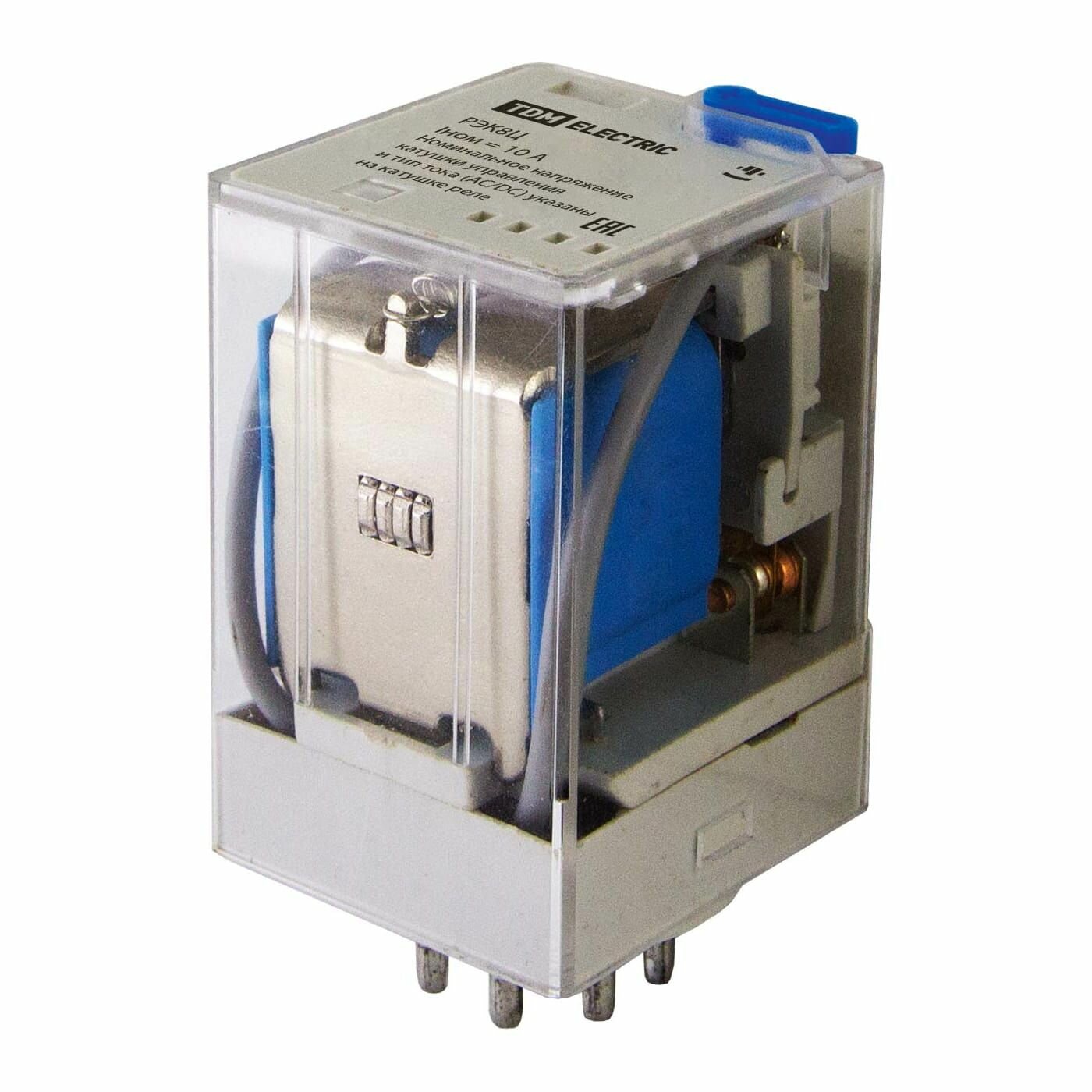 Реле 10А 24В AC (без разъема Р8Ц), TDM ELECTRIC — фото 1