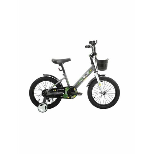 Велосипед детский Stels 16 Strike VC 2023 года серый 905100₽