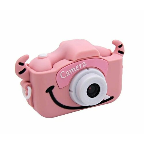 фотоаппарат детский x2 розовый Детский фотоаппарат Kids Camera Коровка розовый