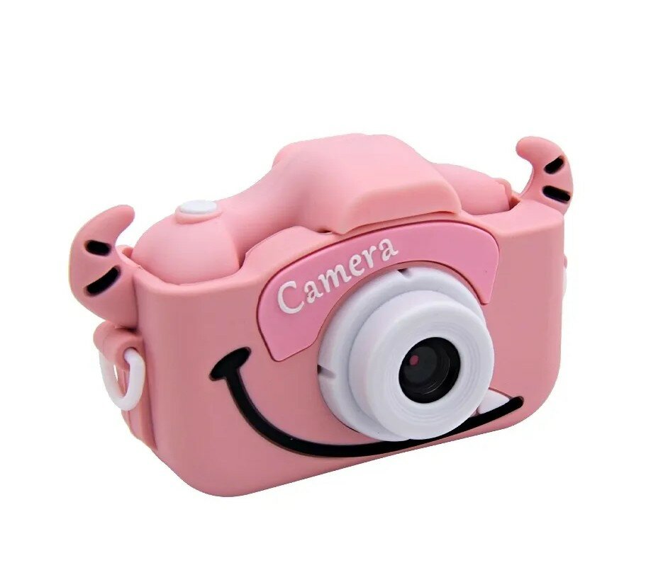 Детский фотоаппарат Kids Camera Коровка розовый