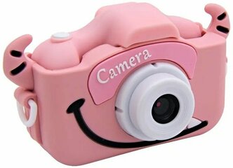 Детский фотоаппарат Kids Camera Коровка розовый