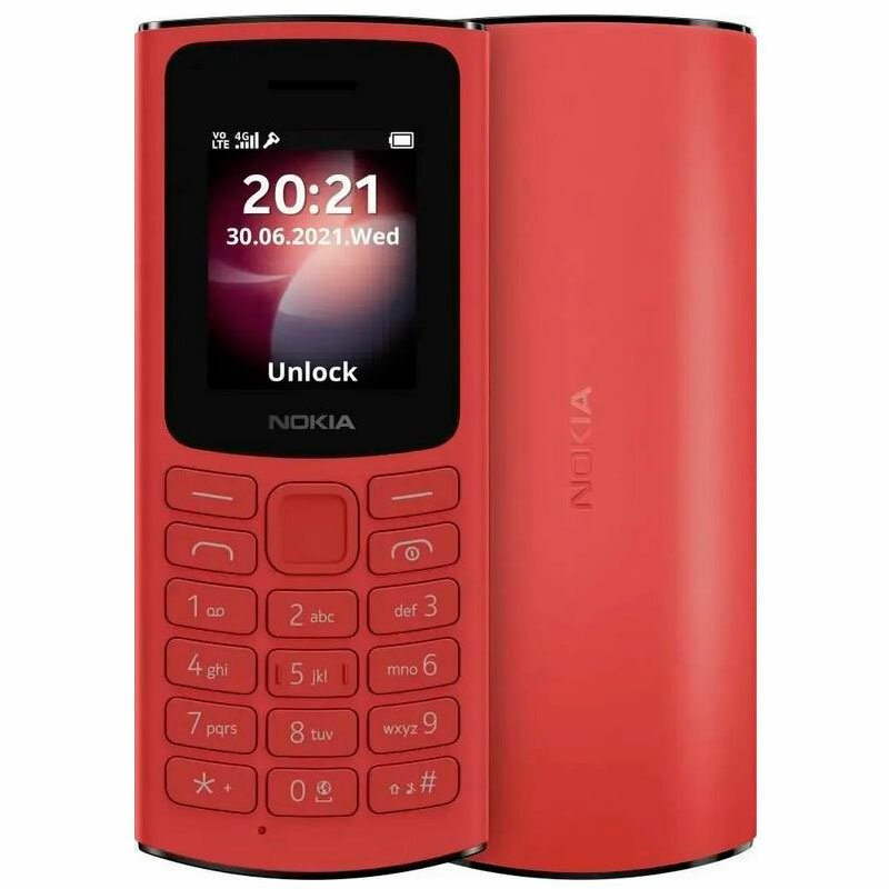 Сотовый телефон Nokia 105 DS (TA-1557) Red