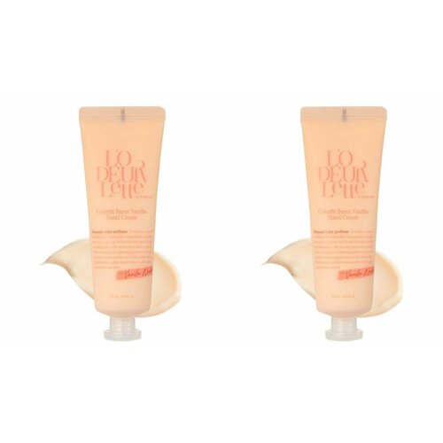 LODEURLETTE Крем для рук увлажняющий с ароматом ванили In England Colorfit Burnt Vanilla Hand Cream 50 мл 2 шт 966₽