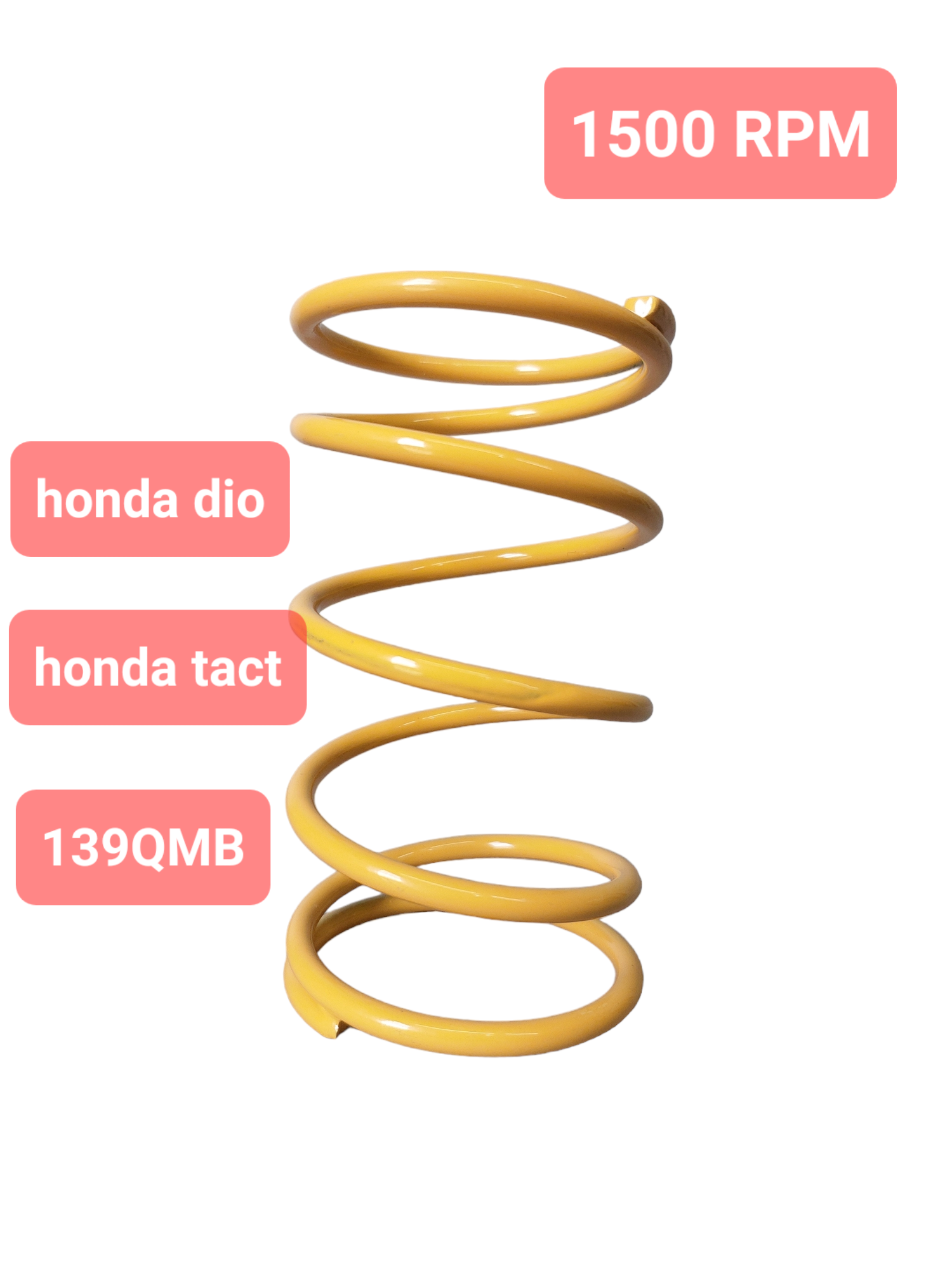 Пружина торкдрайвера (заднего вариатора) хонда дио honda dio / китайский скутер 50 кубов 139QMB (1500RPM внутр. диам. 49мм) DLH