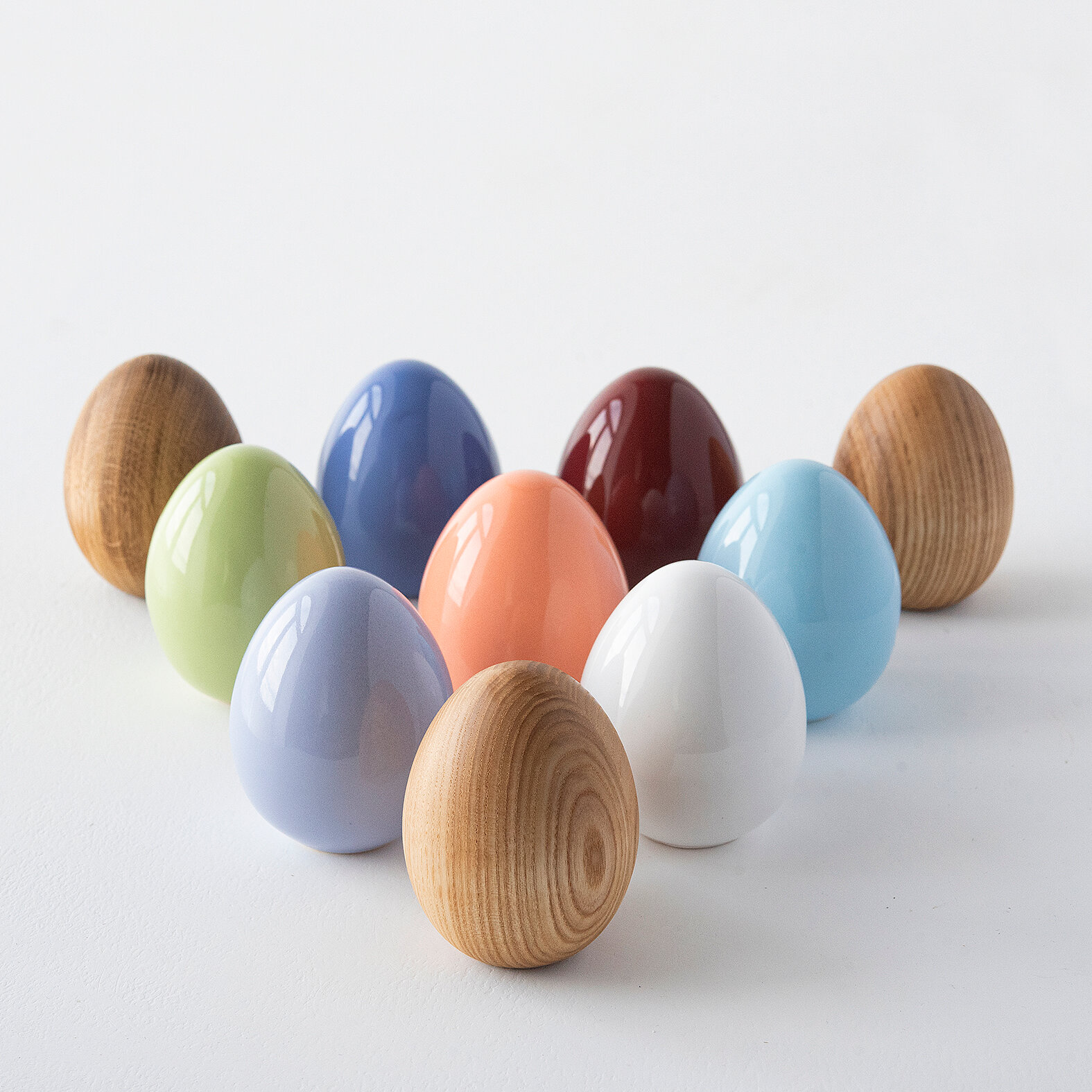 Пасхальное яйцо HIll & Mill "Egg Small", дерево, ручная работа — фото 1