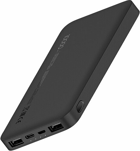 Портативный аккумулятор (Powerbank) Xiaomi Mi Redmi Power Bank 10000mAh 2xUSB 2.6A Type-C черный (VXN4305GL)
