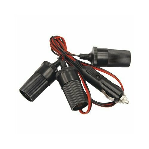 Разветвитель автомобильного прикуривателя 3 гнезда 10 шт аксессуары для авто 3216₽